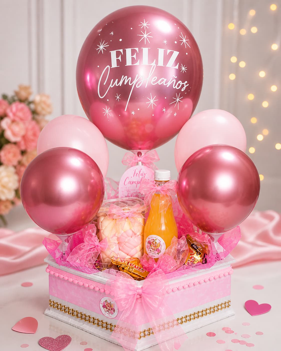 Caja sorpresa cumpleaños